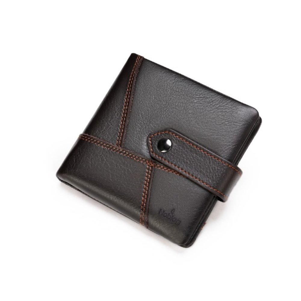 Noblag Men's RFID Wallets Money Clip Coffee